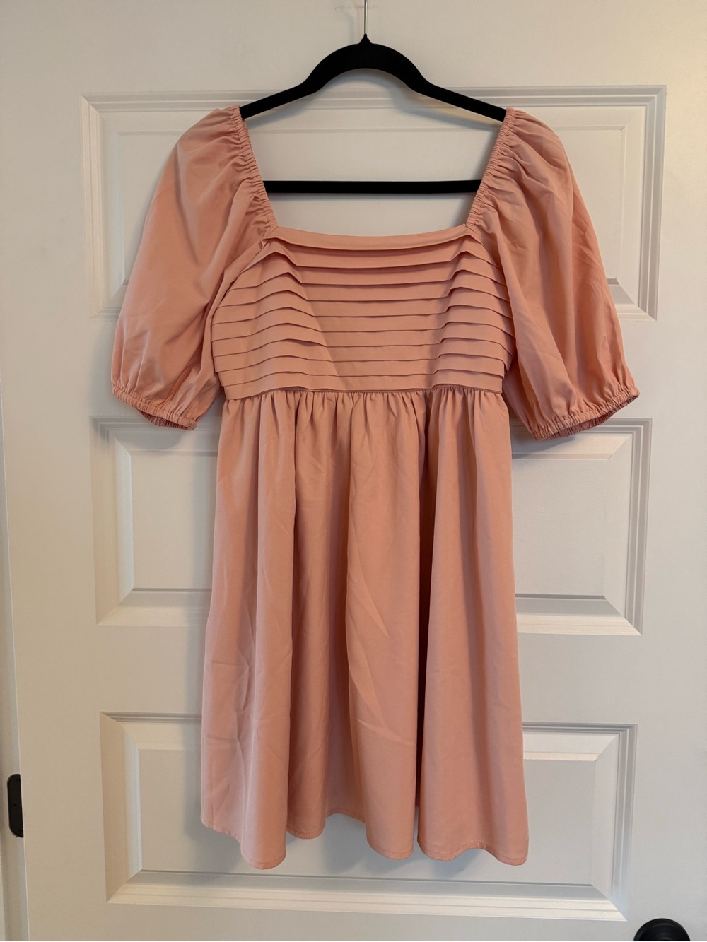 Puff Sleeve Babydoll Dress